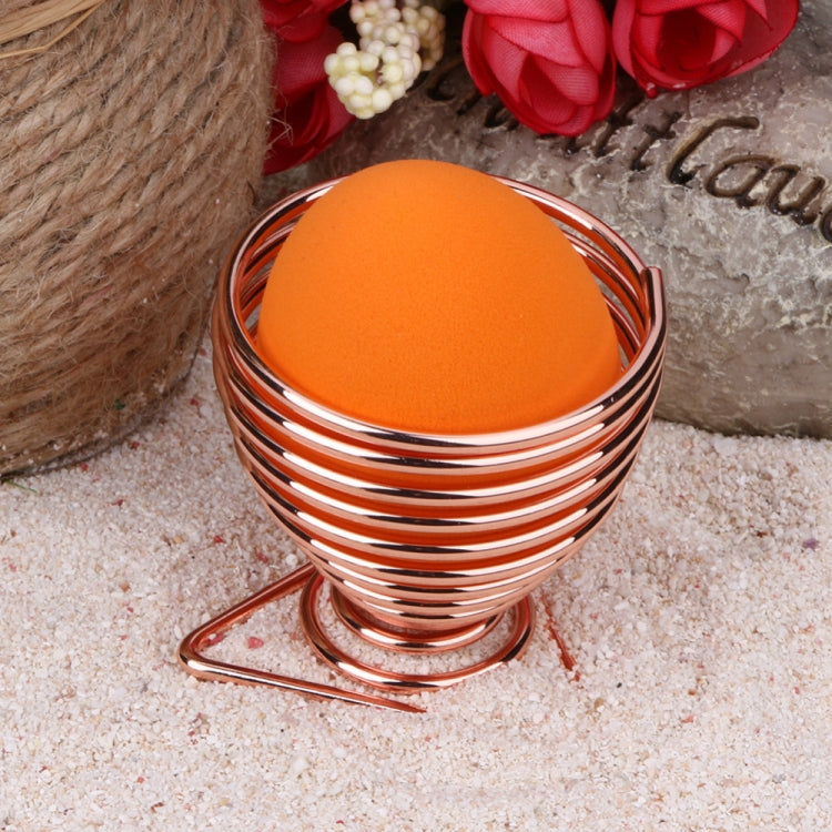 5PCS Gourd Water Drop Make-up Egg Puff Tray Storage Rack Sponge Egg Metal Holder