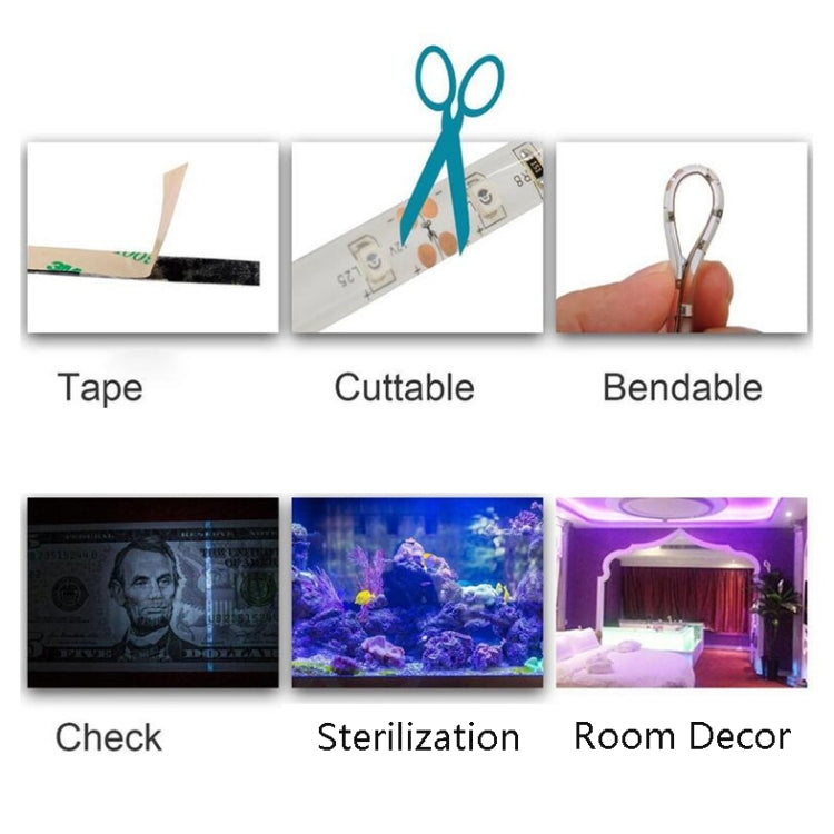 2835 SMD UV Purple Light Strip LED Lamp Decorative Light Strip