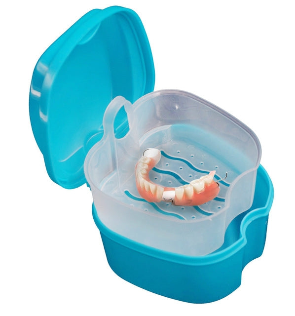 Cleaning Teeth Case Dental False Teeth Storage Box