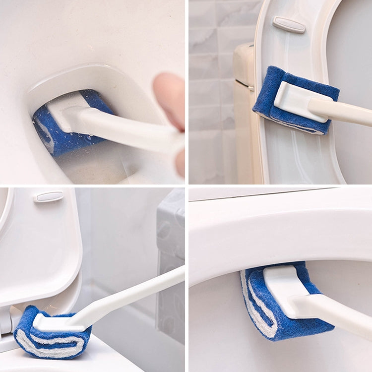 No Dead Corner Soft Bristles Disposable Toilet Brush