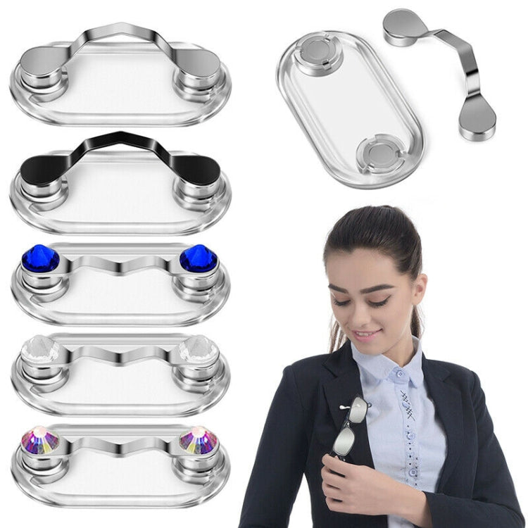 Magnetic Glasses Holder Magnetic Brooch Number Plate Headset Glasses Clip