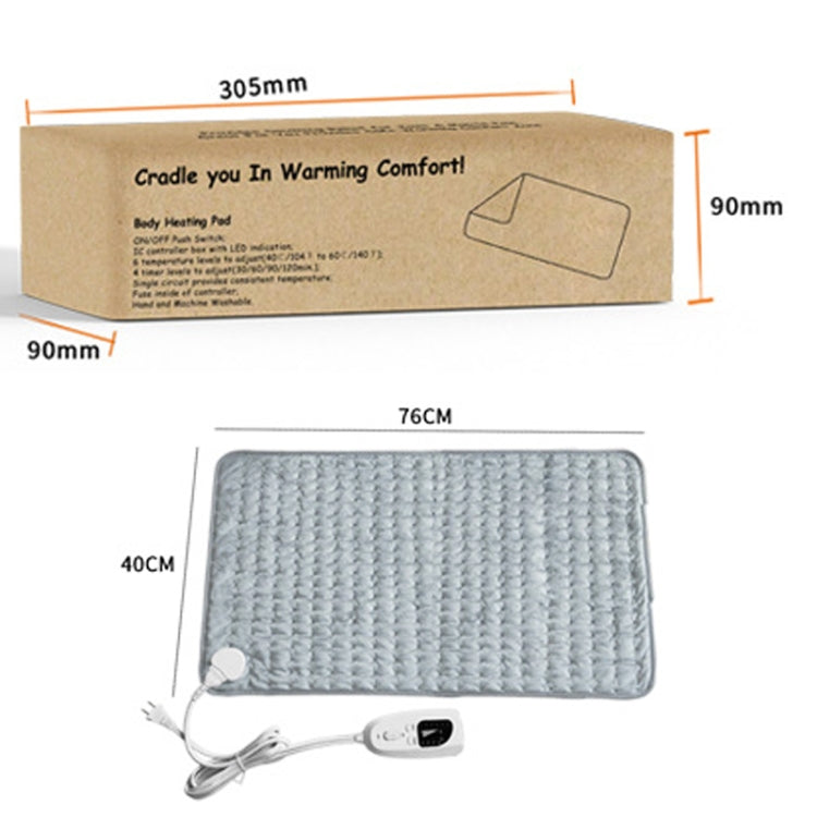 Home Physiotherapy Heating Pad Electric Heating Blanket, Size: 76x40cm