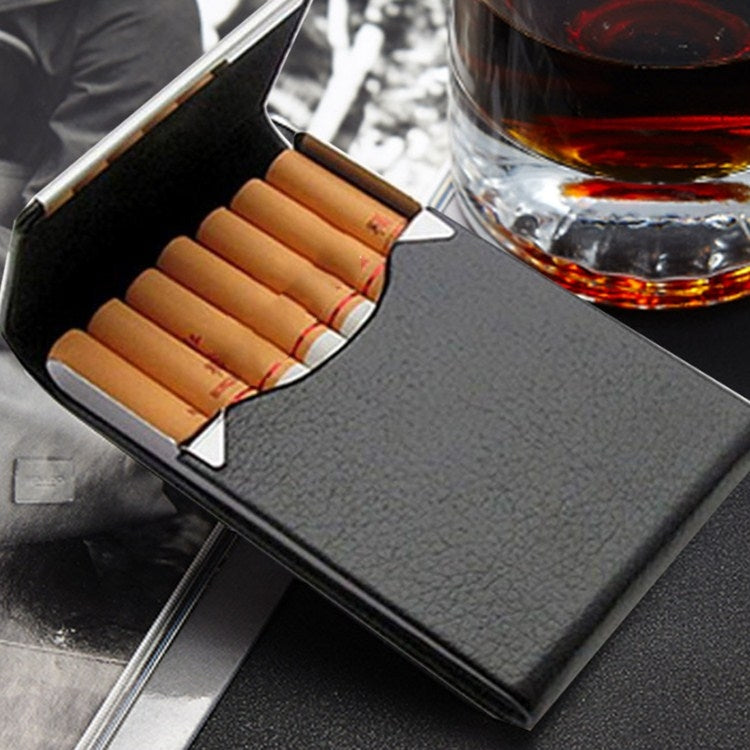 PU Cigarette Pack Creative Business Card Holder Men And Women Thin Cigarette Case