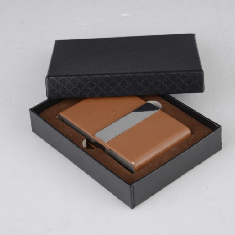 PU Cigarette Pack Creative Business Card Holder Men And Women Thin Cigarette Case