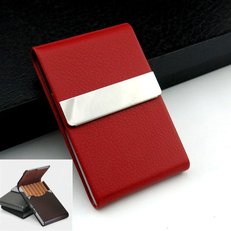 PU Cigarette Pack Creative Business Card Holder Men And Women Thin Cigarette Case