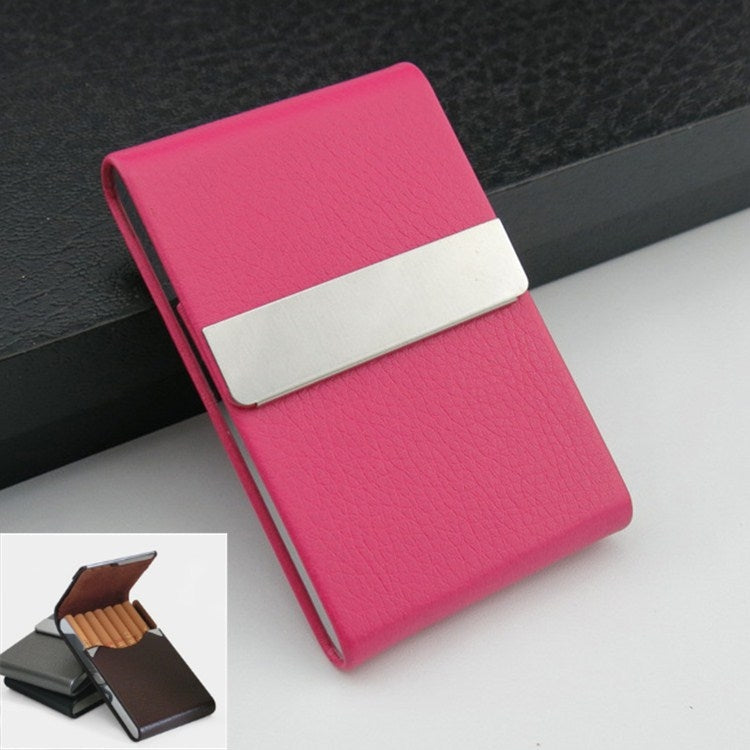 PU Cigarette Pack Creative Business Card Holder Men And Women Thin Cigarette Case