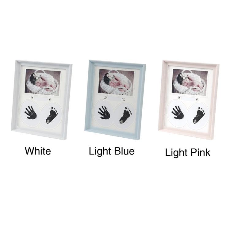 Desk Hanging Photo Frame PVC Baby Foot Hand Print Ink Pad Bedroom Wall Birthday Pictures Albums