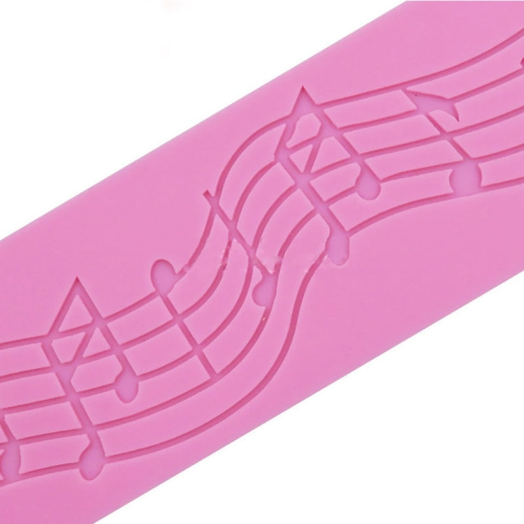 2 PCS Note Cake Decoration Silicone Mould Fondant Cake Tool Baking DIY Mould