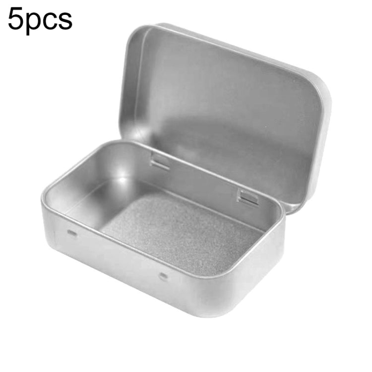 5 PCS Cigarette Paste Box Packaging Electronic Cigarette Silicone Iron Box Smoke Oil Silicone Iron Can
