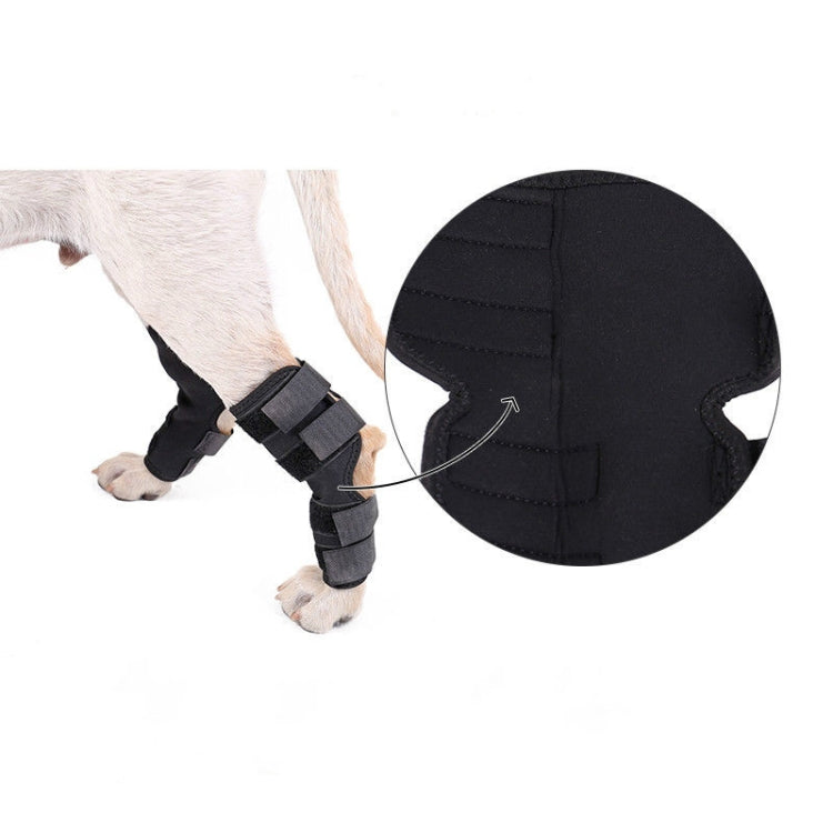 DogLemi PD60041 Dog Hock Brace Pet Supportive Rear Dog Compression Leg Joint Wrap Protects Wounds and Injury