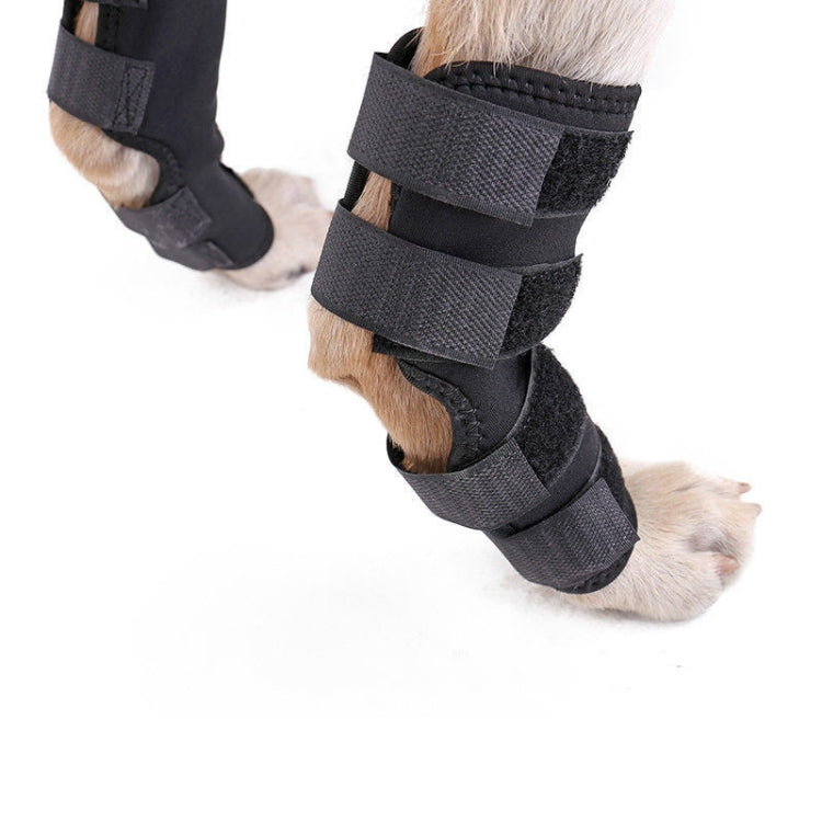 DogLemi PD60041 Dog Hock Brace Pet Supportive Rear Dog Compression Leg Joint Wrap Protects Wounds and Injury