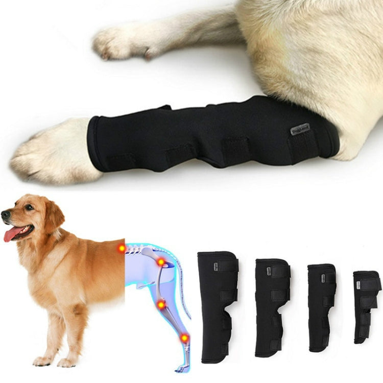 DogLemi PD60041 Dog Hock Brace Pet Supportive Rear Dog Compression Leg Joint Wrap Protects Wounds and Injury