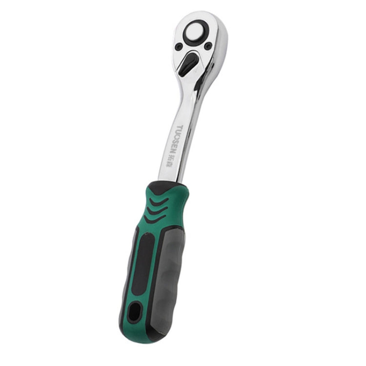 TUOSEN Quick-release Socket Wrench Curved Handle Ratchet Spanner