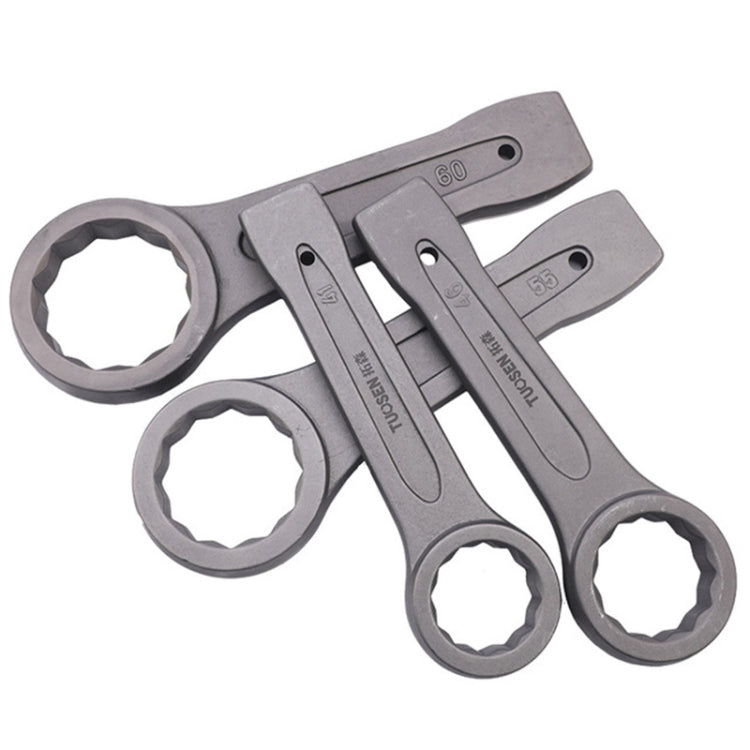 TUOSEN Single-end Straight Handle Gray Phosphating Percussion Wrench