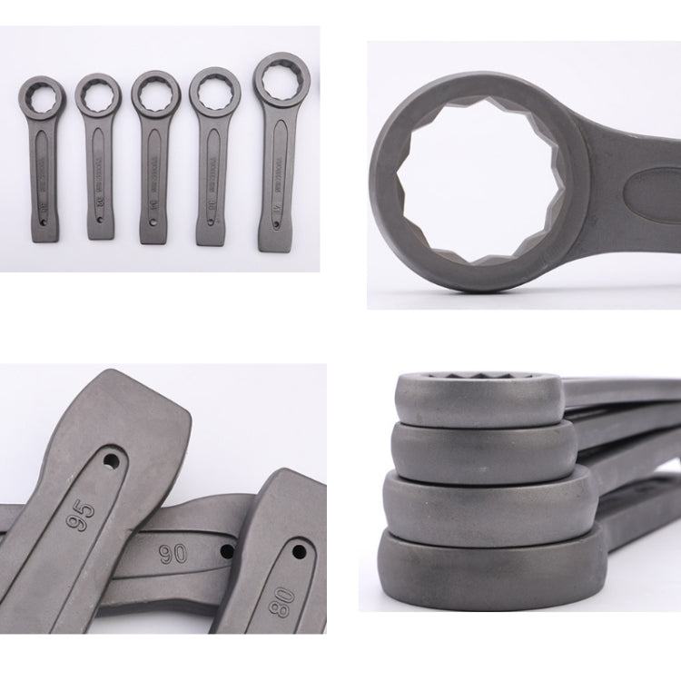 TUOSEN Single-end Straight Handle Gray Phosphating Percussion Wrench