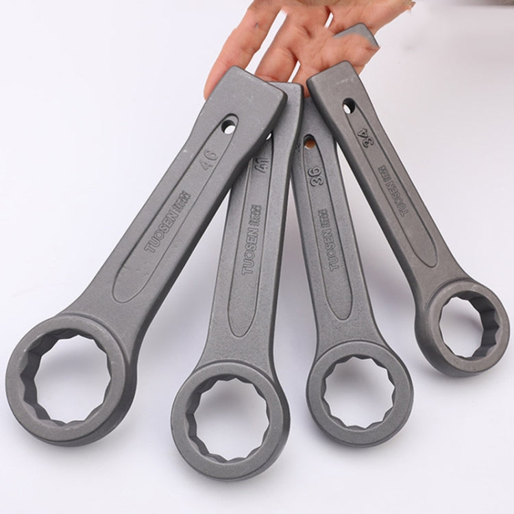 TUOSEN Single-end Straight Handle Gray Phosphating Percussion Wrench