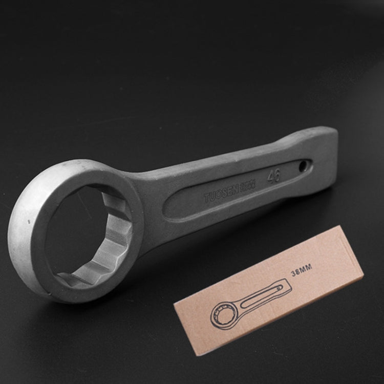 TUOSEN Single-end Straight Handle Gray Phosphating Percussion Wrench