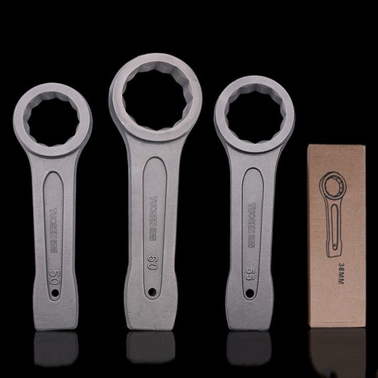 TUOSEN Single-end Straight Handle Gray Phosphating Percussion Wrench