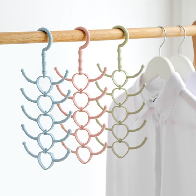 Rotatable Tie Scarf Rack 10 Hooks Hanger Wardrobe Storage Hanger