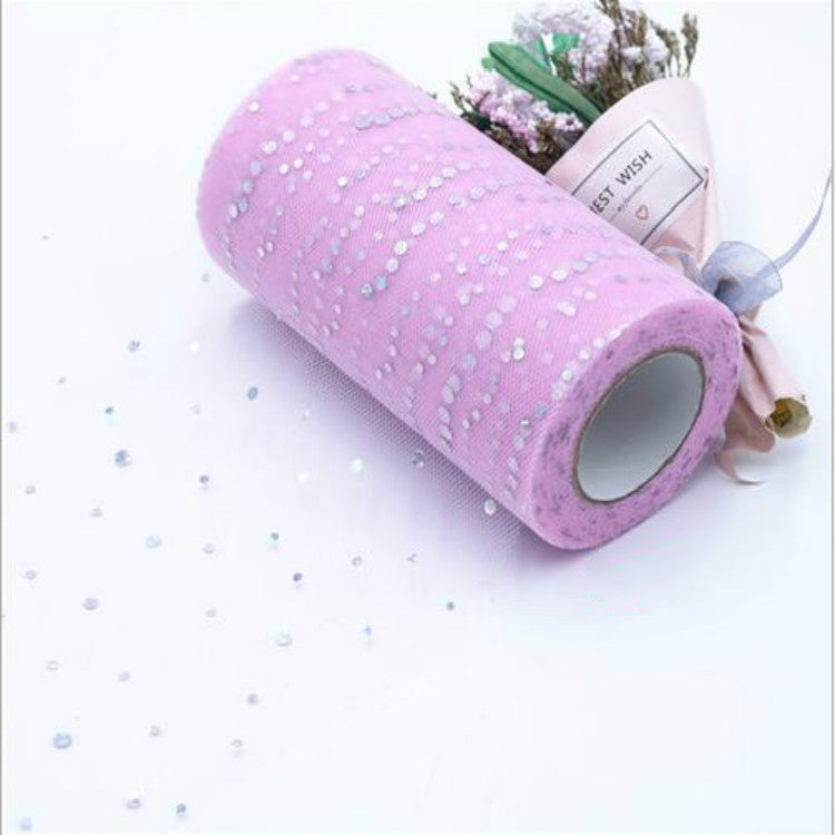 Tulle Roll 25 Yards 13cm Organza Laser Crafts Wedding Decoration Tulle Birthday Party Supplies