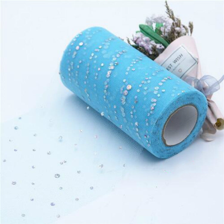 Tulle Roll 25 Yards 13cm Organza Laser Crafts Wedding Decoration Tulle Birthday Party Supplies