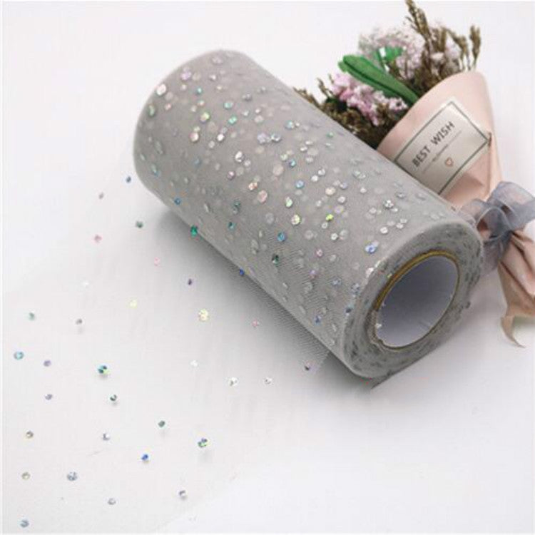 Tulle Roll 25 Yards 13cm Organza Laser Crafts Wedding Decoration Tulle Birthday Party Supplies