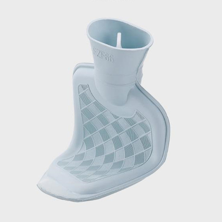 Cartoon Flowers Plush Hot Water Bottle Bag Injection Water Hand Warmer