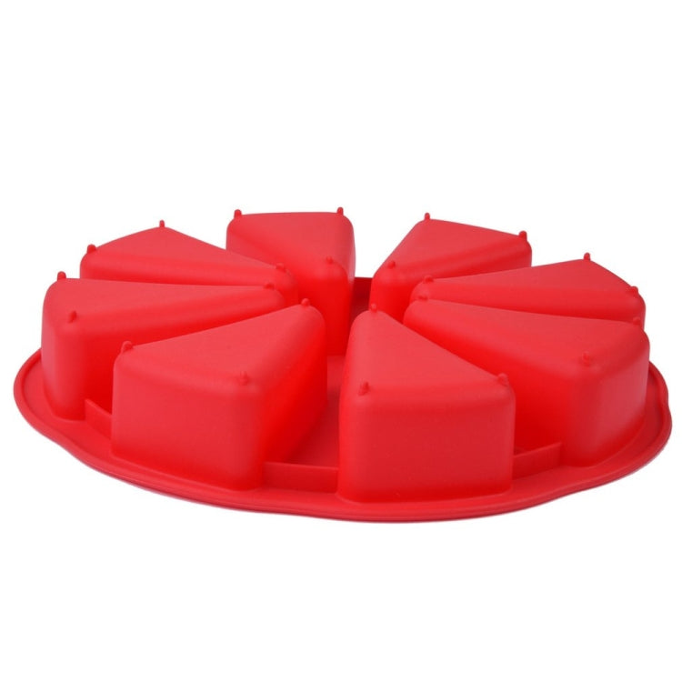 DIY Silicone Eight-point Triangle Mould Silicone Cake Mold Baking Tool, Random Color Delivery