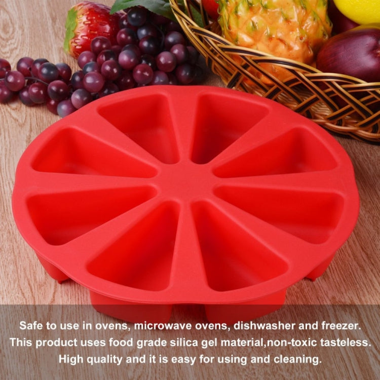DIY Silicone Eight-point Triangle Mould Silicone Cake Mold Baking Tool, Random Color Delivery