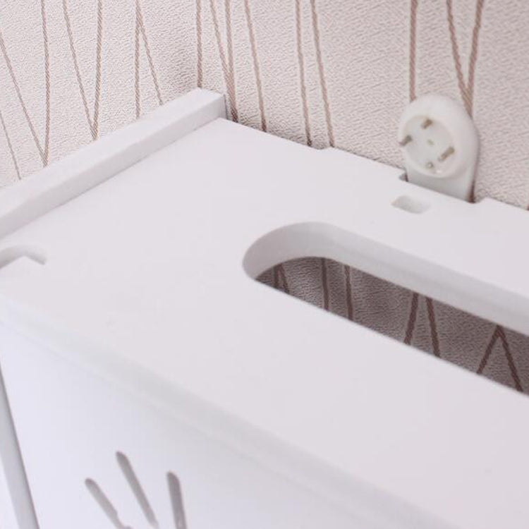 Wifi Router Box PVC Wall-mounted Shelf Hanging Board Bracket Storage Box