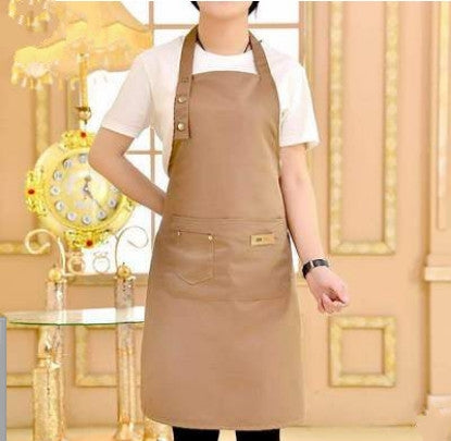 Canvas Apron Milk Tea Coffee Shop Baking Restaurant Fashion Men and Women Overalls