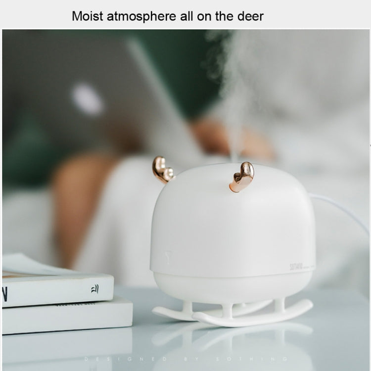 SOTHING DSHJ-H-009 260ML Deer Air Humidifier USB Home Atmosphere Night Light Air Purifier