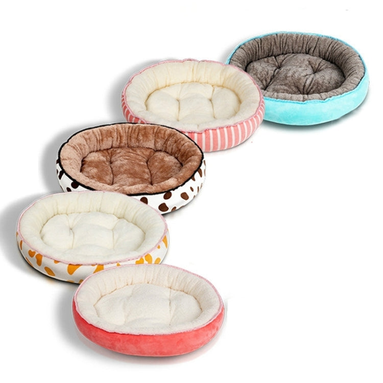 Thickened Autumn and Winter Oval Universal Warm Pet Cat Dog Bed