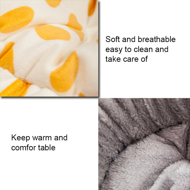 Thickened Autumn and Winter Oval Universal Warm Pet Cat Dog Bed