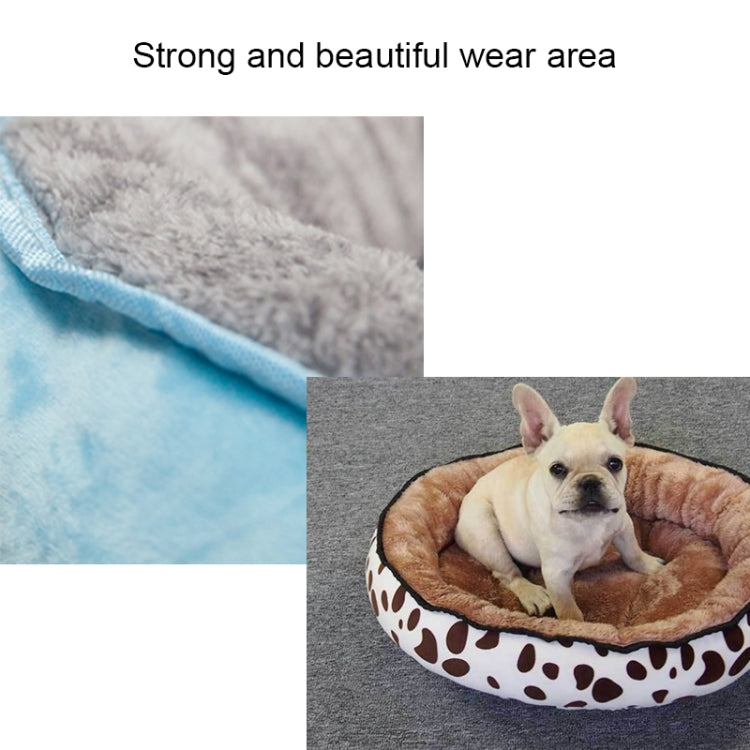 Thickened Autumn and Winter Oval Universal Warm Pet Cat Dog Bed