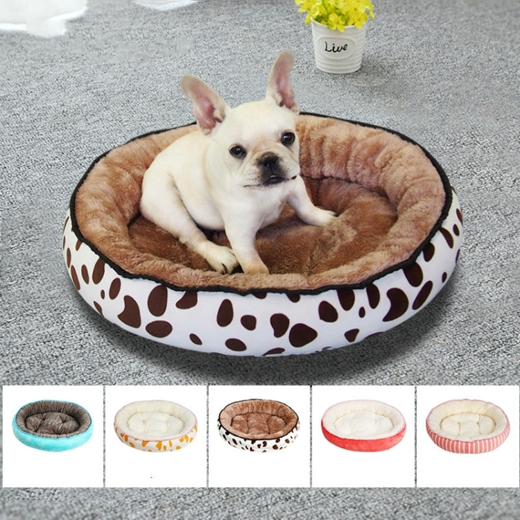 Thickened Autumn and Winter Oval Universal Warm Pet Cat Dog Bed