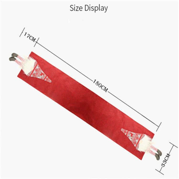 Christmas Tablecloth Santa Claus Table Runner Hotel Banquet Table Flag for Festival Decoration