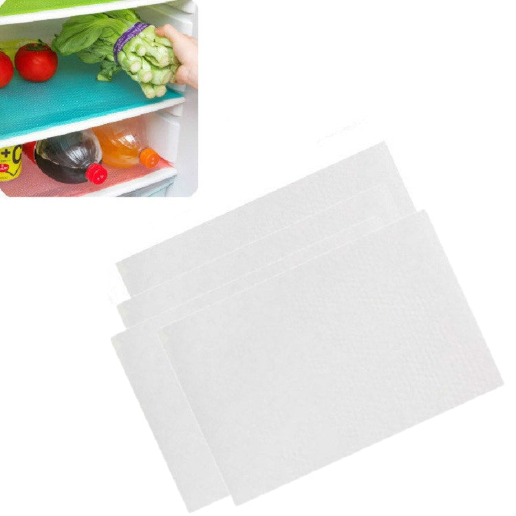 4 PCS / Set Environmentally Friendly Waterproof Washable Antibacterial Antifouling Refrigerator Mat