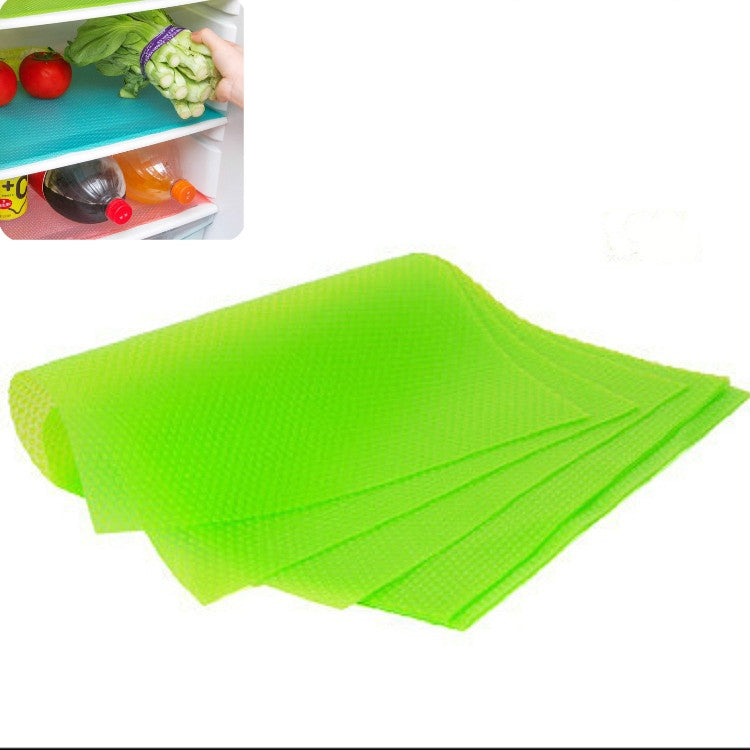 4 PCS / Set Environmentally Friendly Waterproof Washable Antibacterial Antifouling Refrigerator Mat