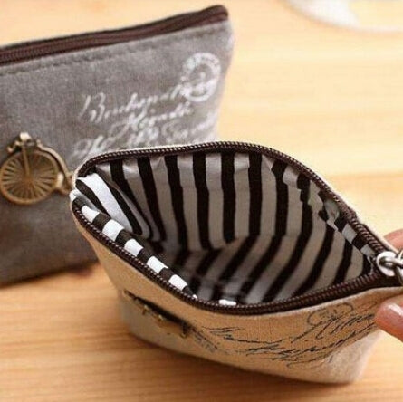 Vintage Mini Coin Purse Pouch Bag Holders Gift Wallets Classic Nostalgic Storage Bag