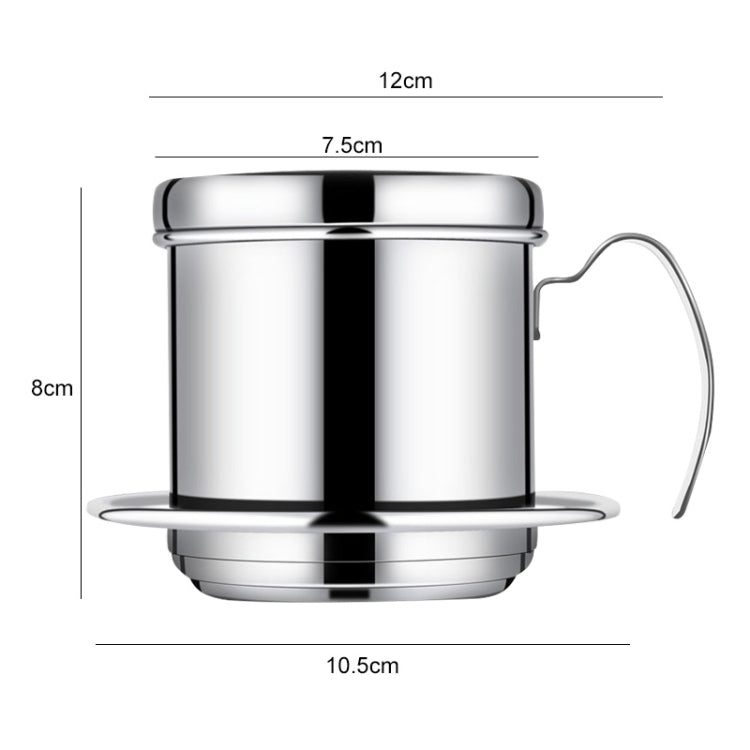 Stainless Steel Filter-free Paper Coffee Filter Pot