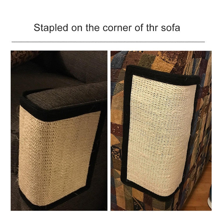 Natural sisal pet cat scratch board cat scratch pad sofa protector