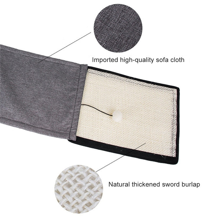 Natural sisal pet cat scratch board cat scratch pad sofa protector