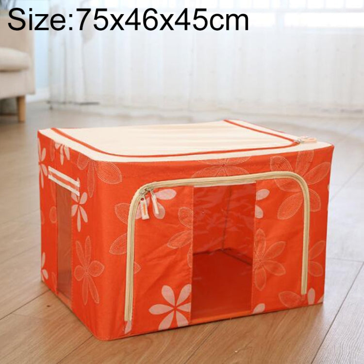 Folding Storage Box Non Woven Fabric With Zipper Moisture-proof Clothes Storage Box