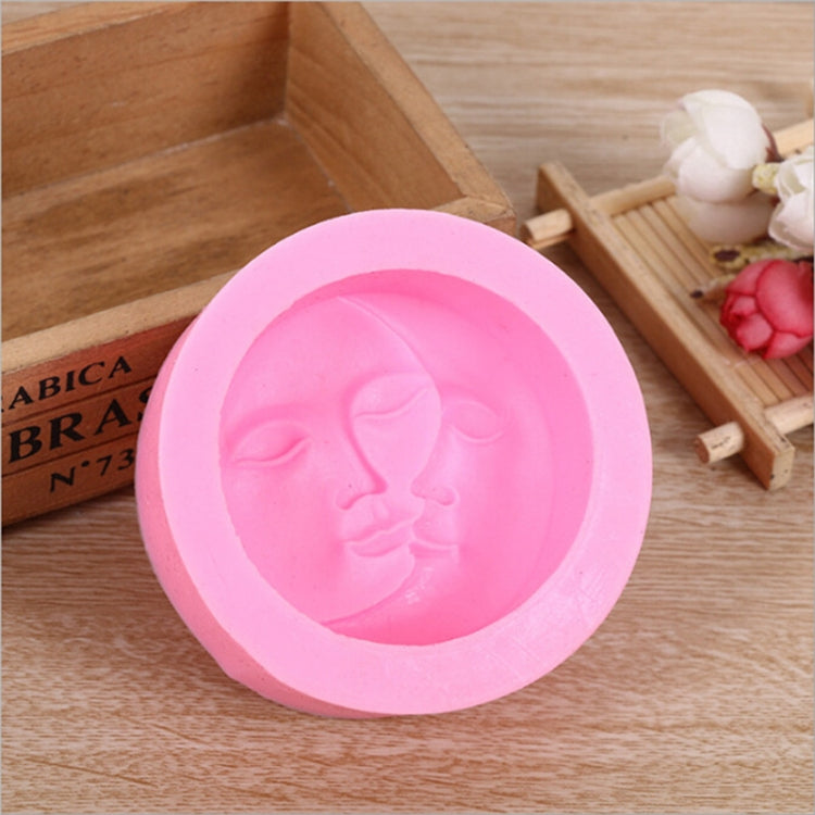 DIY Chocolate Cake Pudding Decoration Tool Face Silicone Model Baking Mold