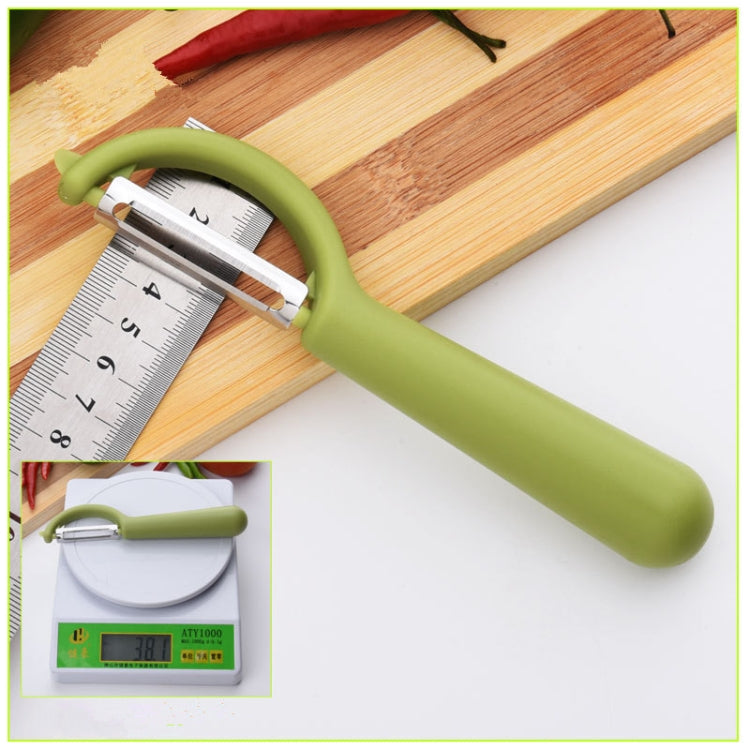 4个一卖 Stainless Steel Round Handle Peeler Sugar Cane Scraper  Fruit Plane