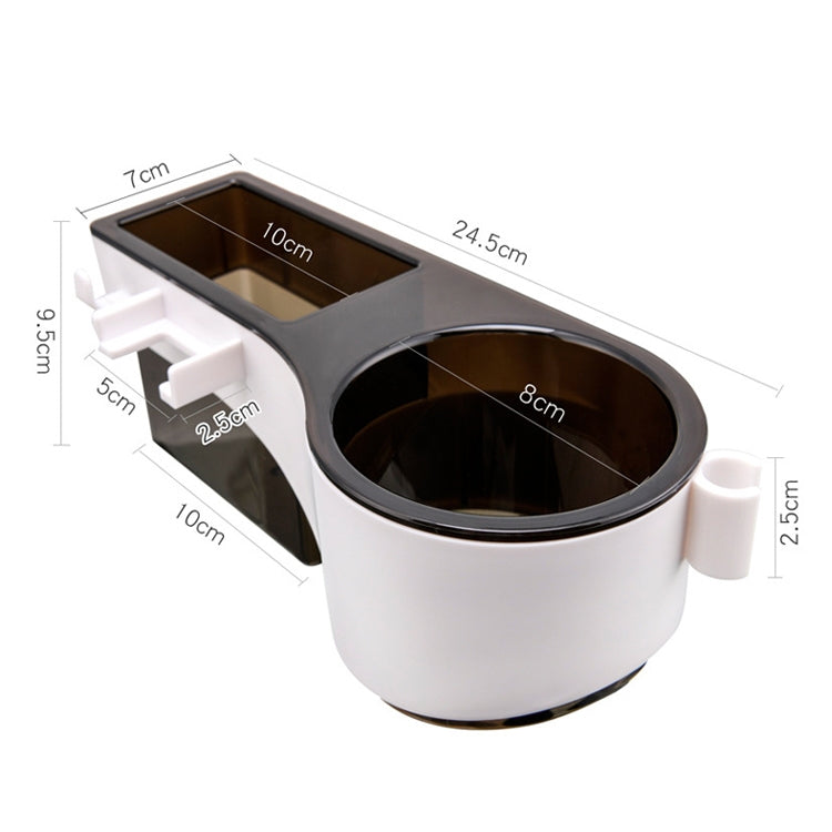 Hairdryer Hanger Free Punch Wall Mounted Bathroom Multi-function Toilet Storage Rack