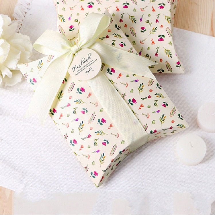 10 PCS Floral Candy Box Cookie Folding Box