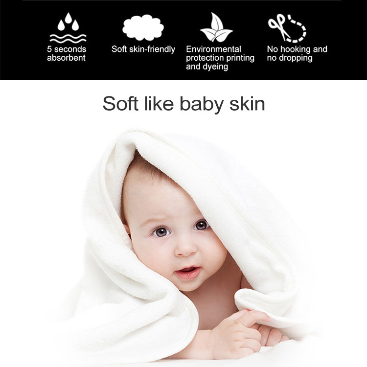 Cut Edge Towel Bath Towel Wavy Edge High Density Coral Fleece Super Absorbent Quick-drying