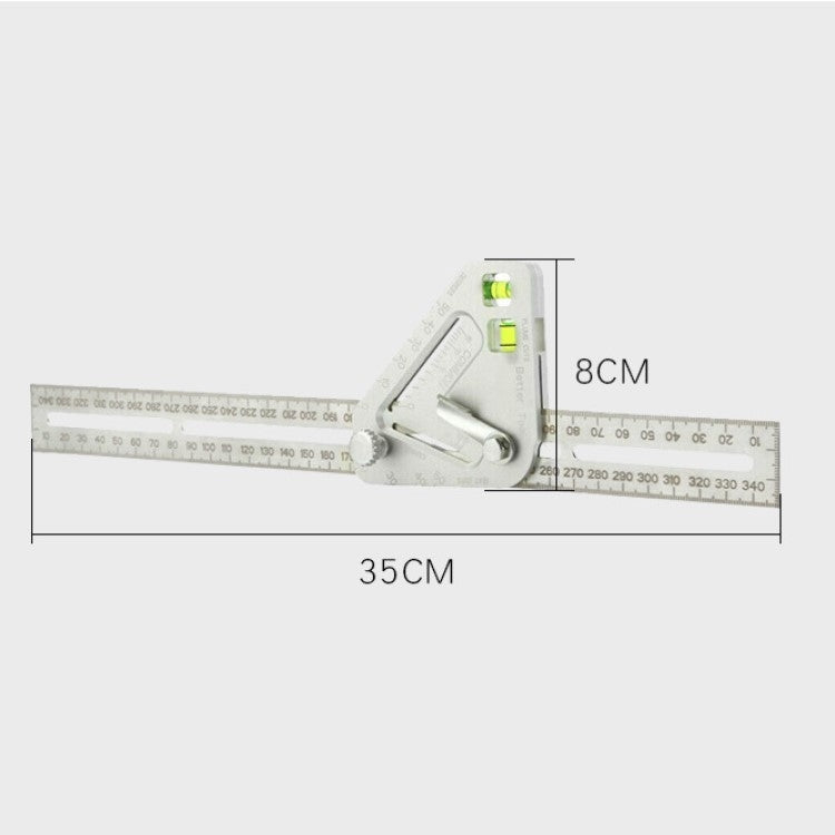 Multifunctional Woodworking Triangle Ruler Measuring Tool